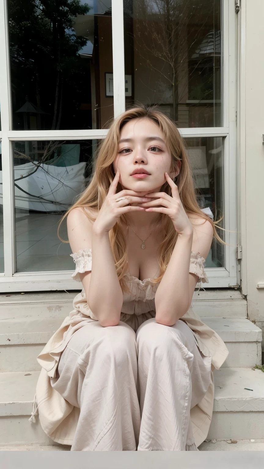 mulher arafa sentada em um degrau com fundo preto, gema chen, Kiko Mizuhara, fuzileiro naval kitagawa, Kiyoko suzuki, chiho, The motto is Teshirogi, a young Asian woman, sui ishida com cabelo preto, Yuuka Kazami, Kotegawa Yui, Kimi Takemura, cindy avelino