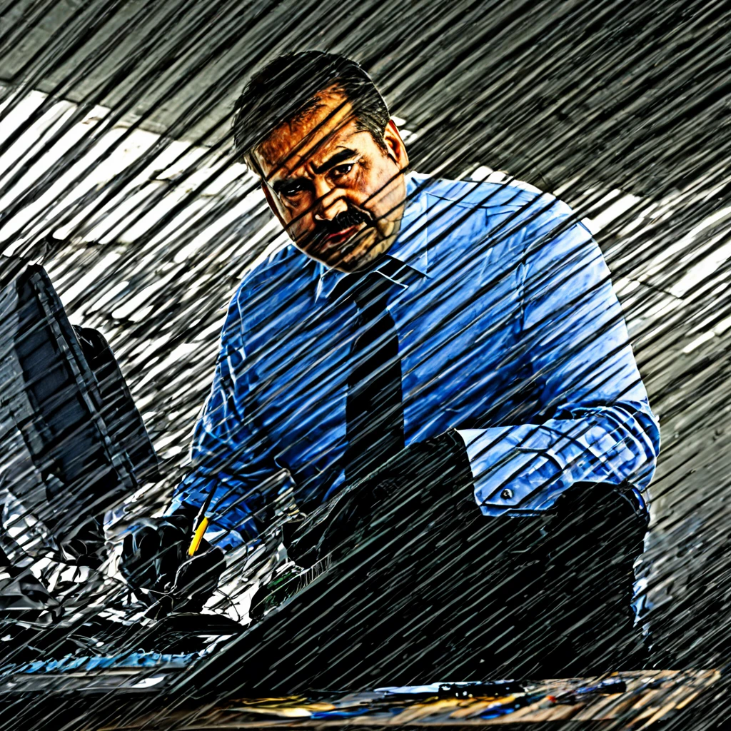 Man at work