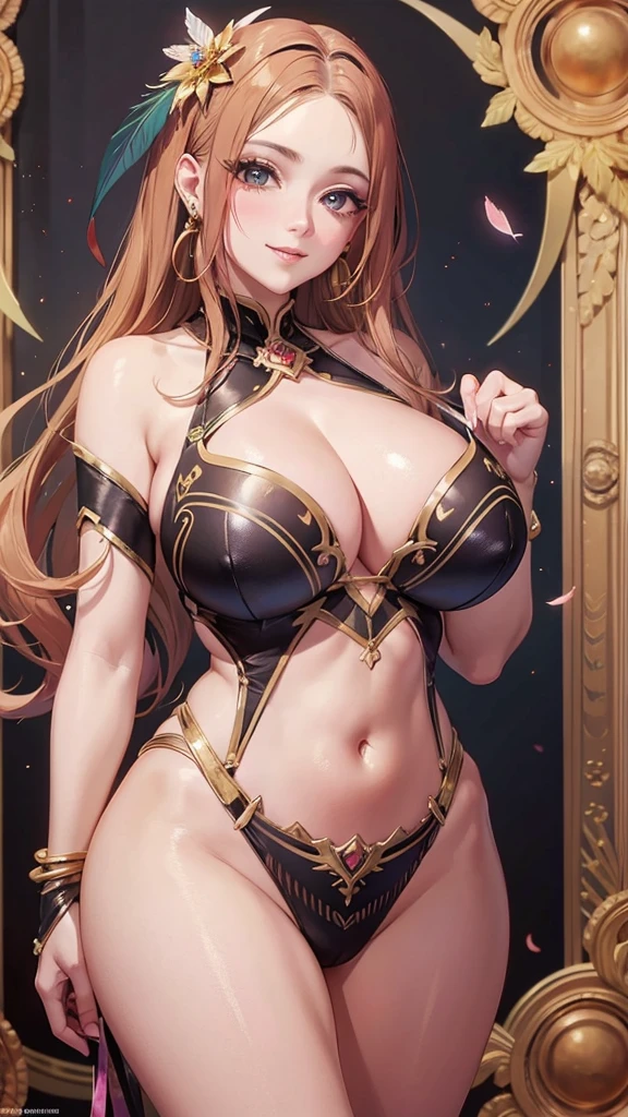 Big Breastsの女性, Blonde, colored feather, metal ornaments, colored Flowers, particle, Light, (masterpiece, 最high quality, 最high quality, Official Art, Beautiful and aesthetic:1.2), (1 girl:1.3), Very detailed,(Fractal Art:1.1),(colorful:1.1)(Flowers:1.3),Most detailed,(Dynamic pose), (Abstract background:1.3), (Shiny skin), (Many colors :1.4), ,(Earrings:1.4), (feather:1.4),masterpiece, 最high quality, 30~40 years, full body shot, Mature Woman, 美しい Mature Woman,Captivating smile, Thick lips, Plumpとした唇, blush, Looking at the audience, Provocative expression, Cleavage, Plump、Curvy Hips、Attractive face、Mischievous face、An inviting gaze、Expressing emotions,Standing position、gorgeous accessories different hairstyles,Gold headband,Ample breasts,Uneven buttocks,Greek clothing,Tulle covers the chest,Perfect balance, Detailed clothing details,Temple,marble,Statue of God,cinematic Lighting, Film Grain, contrast of Light and dark, 8k, masterpiece, Very detailed, Attention to detail, high quality, High resolution, masterpiece, 最high quality, Very detailed, Big Breasts, Are standing, Cowboy Shot, Looking at the audience, Outdoor, blush, 1 girl, (masterpiece:1.3), (High resolution), (8k), (Very detailed), Perfect Face, Beautiful eyes and face, (((最high quality))), (Very detailed), Detailed face and eyes, (alone), High resolution、Beautiful eyes,(((Sexy pose)))