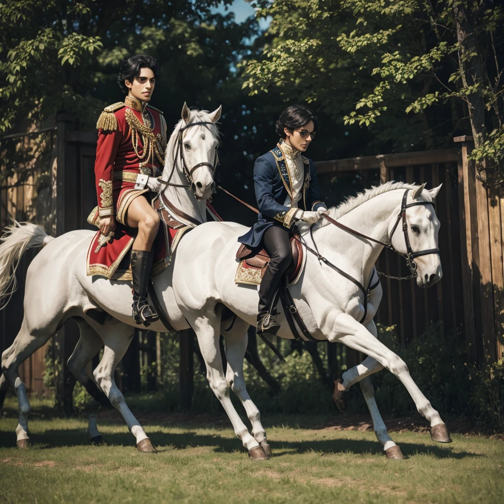 Prince on a white horse