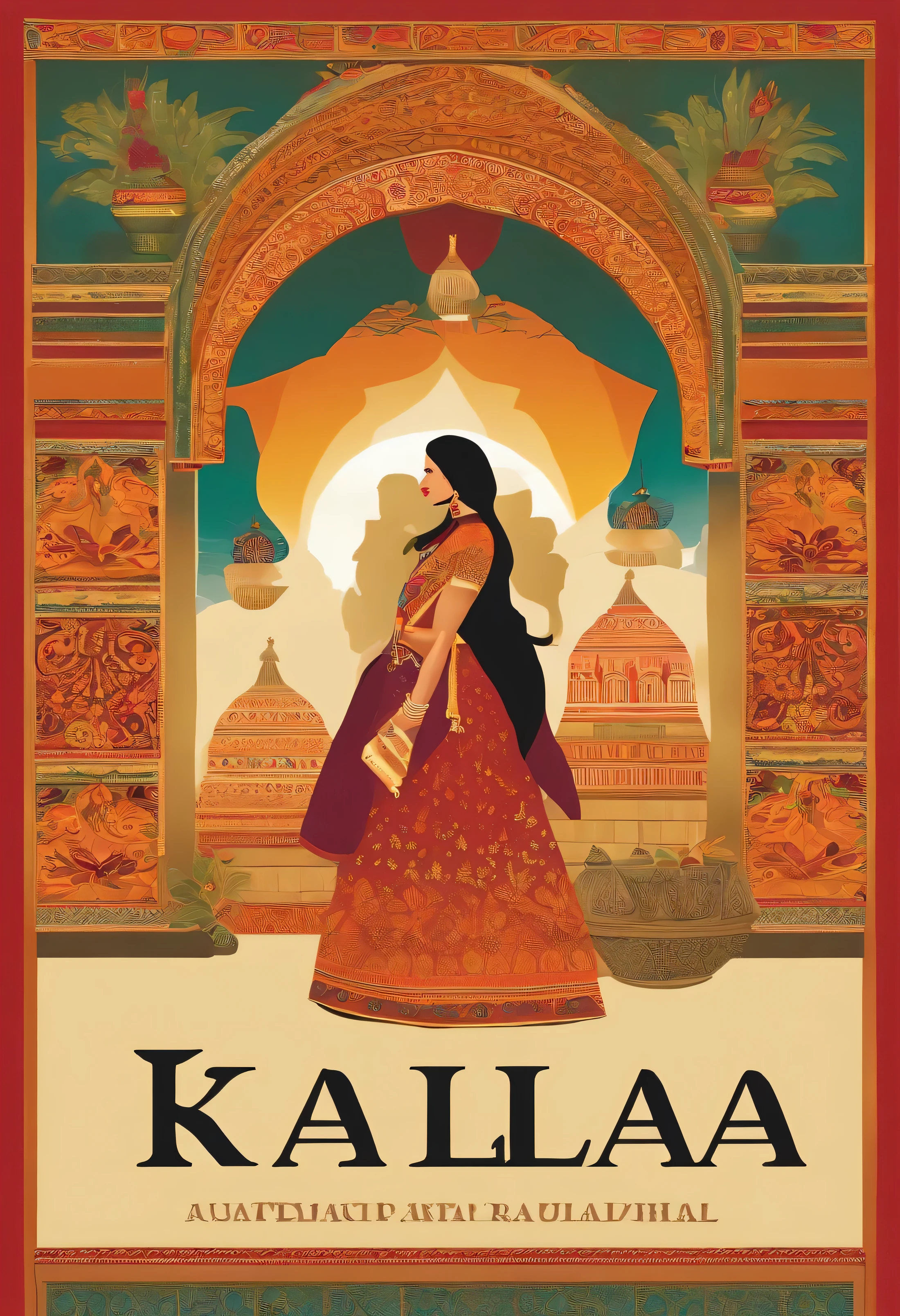 Poster for handicraft event called "Kala"