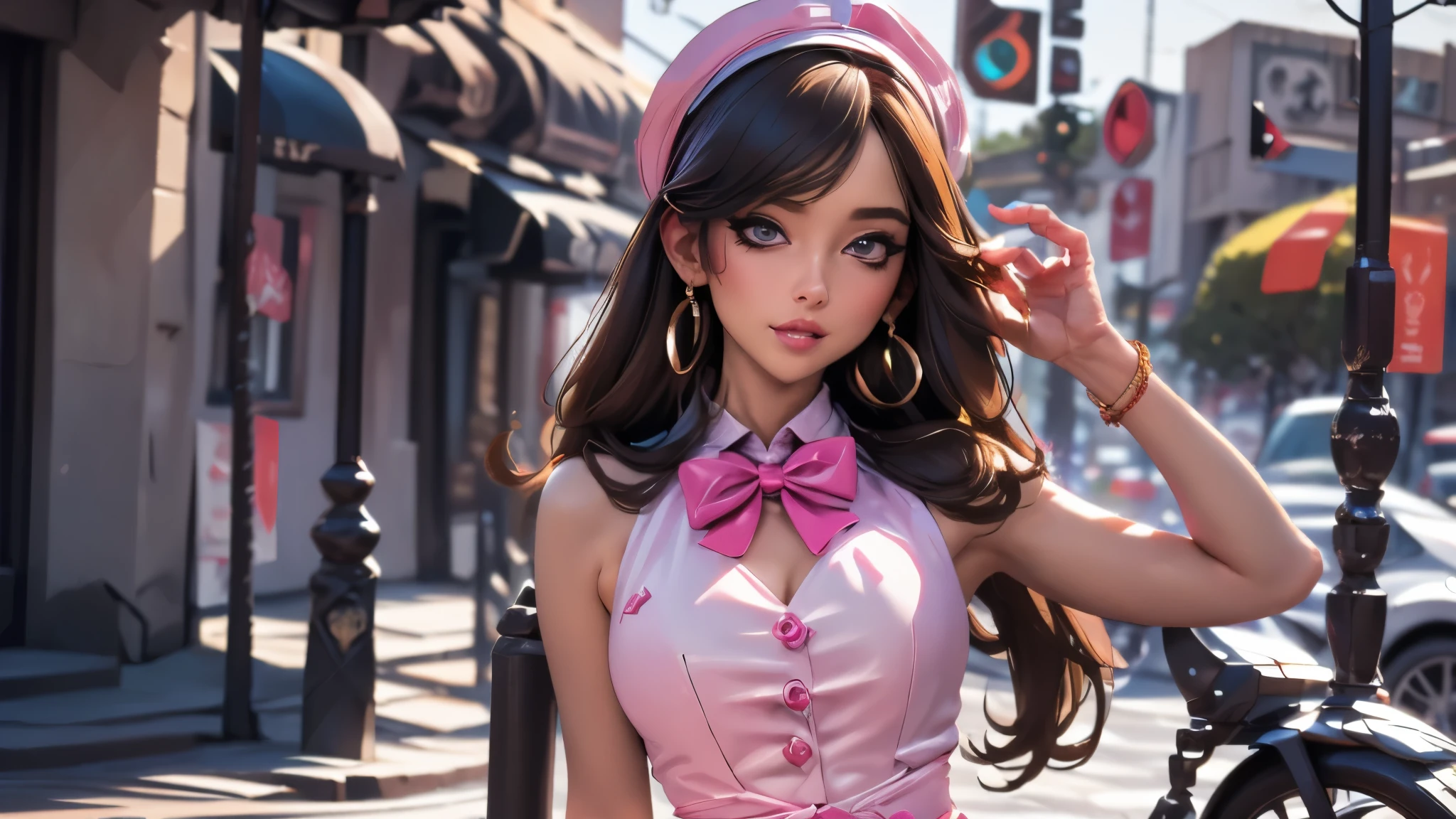 (best quality,4k,8k,highres,masterpiece:1.2),ultra-detailed,(realistic,photorealistic,photo-realistic:1.37),portraits,[close up],[women],[group],[short skirts],beautiful detailed eyes,beautiful detailed lips,extremely detailed faces,gorgeous makeup,stylish hairstyles,fashionable outfits,sassy poses,confident expressions,city backdrop,vibrant colors,soft lighting,colorful bokeh. ultra-high-quality. ultra detail.
