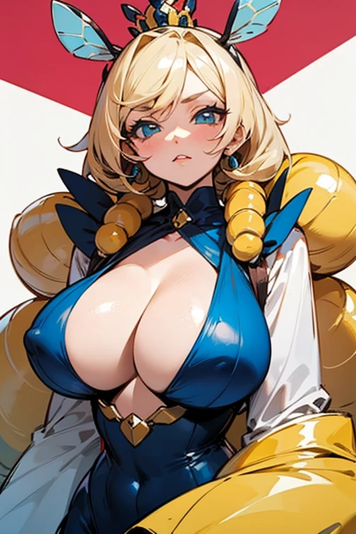 queen bee as a anime girl with big breast
