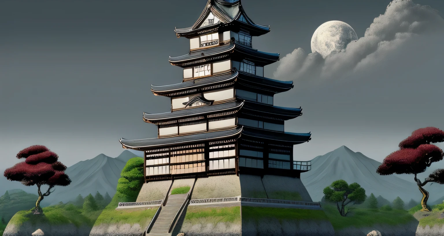 castle feudal japan 