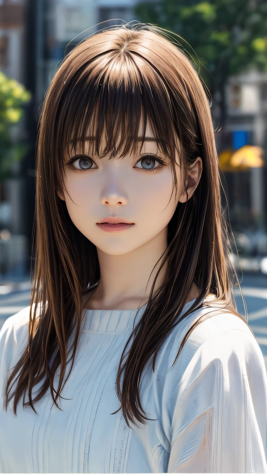 (hig彼st quality、8k、32k、masterpiece)、(Realistic)、(Realistic:1.2)、(High resolution)、Very detailed、Very beautiful face and eyes、1 girl、Round and small face、Tight waist、Delicate body、(hig彼st quality、Attention to detail、Rich skin detail)、(hig彼st quality、8k、Oil paint:1.2)、Very detailed、(Realistic、Realistic:1.37)、Bright colors、full body shot