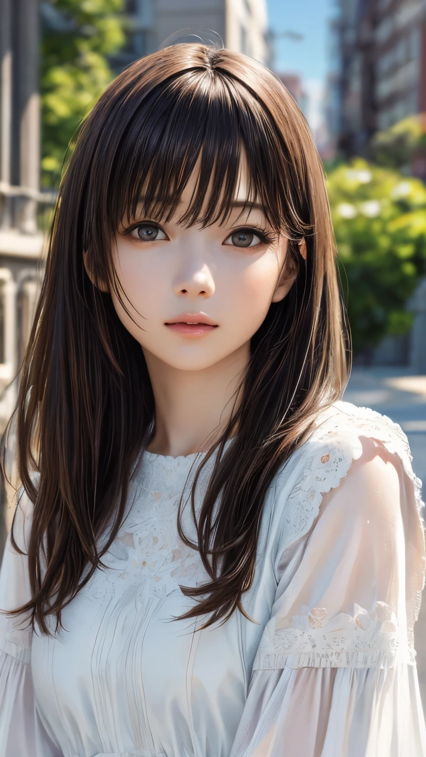 (hig彼st quality、8k、32k、masterpiece)、(Realistic)、(Realistic:1.2)、(High resolution)、Very detailed、Very beautiful face and eyes、1 girl、Round and small face、Tight waist、Delicate body、(hig彼st quality、Attention to detail、Rich skin detail)、(hig彼st quality、8k、Oil paint:1.2)、Very detailed、(Realistic、Realistic:1.37)、Bright colors、full body shot