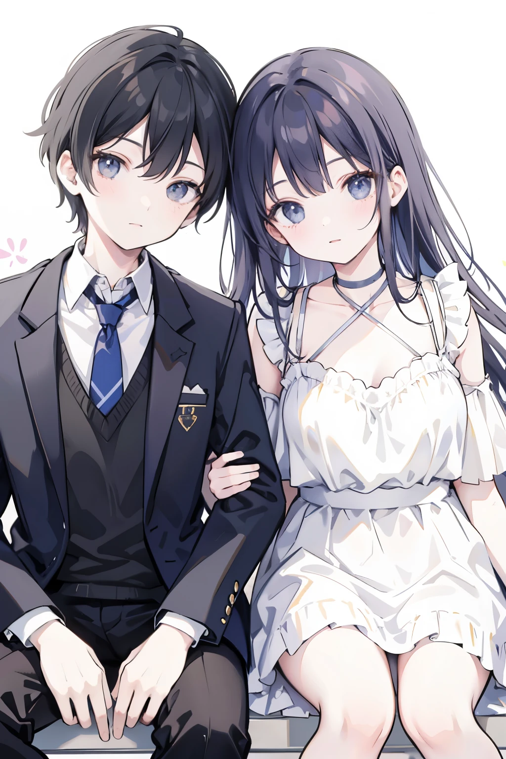 Couple,On the chest