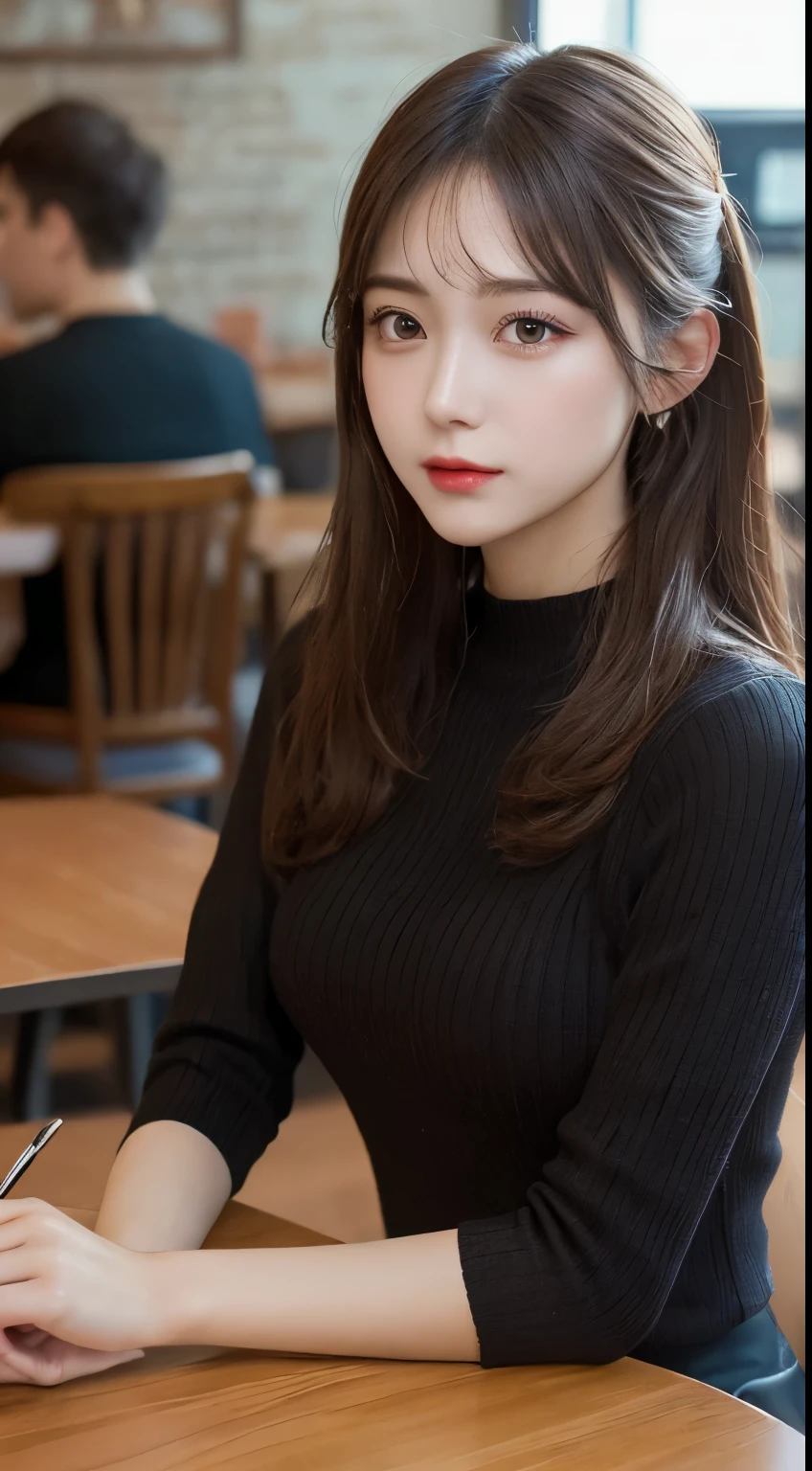 Tabletop, highest quality, figure, Very detailed, In detail, High resolution, 8k wallpaper, Perfect dynamic composition, Beautiful fine details,  Natural Lip