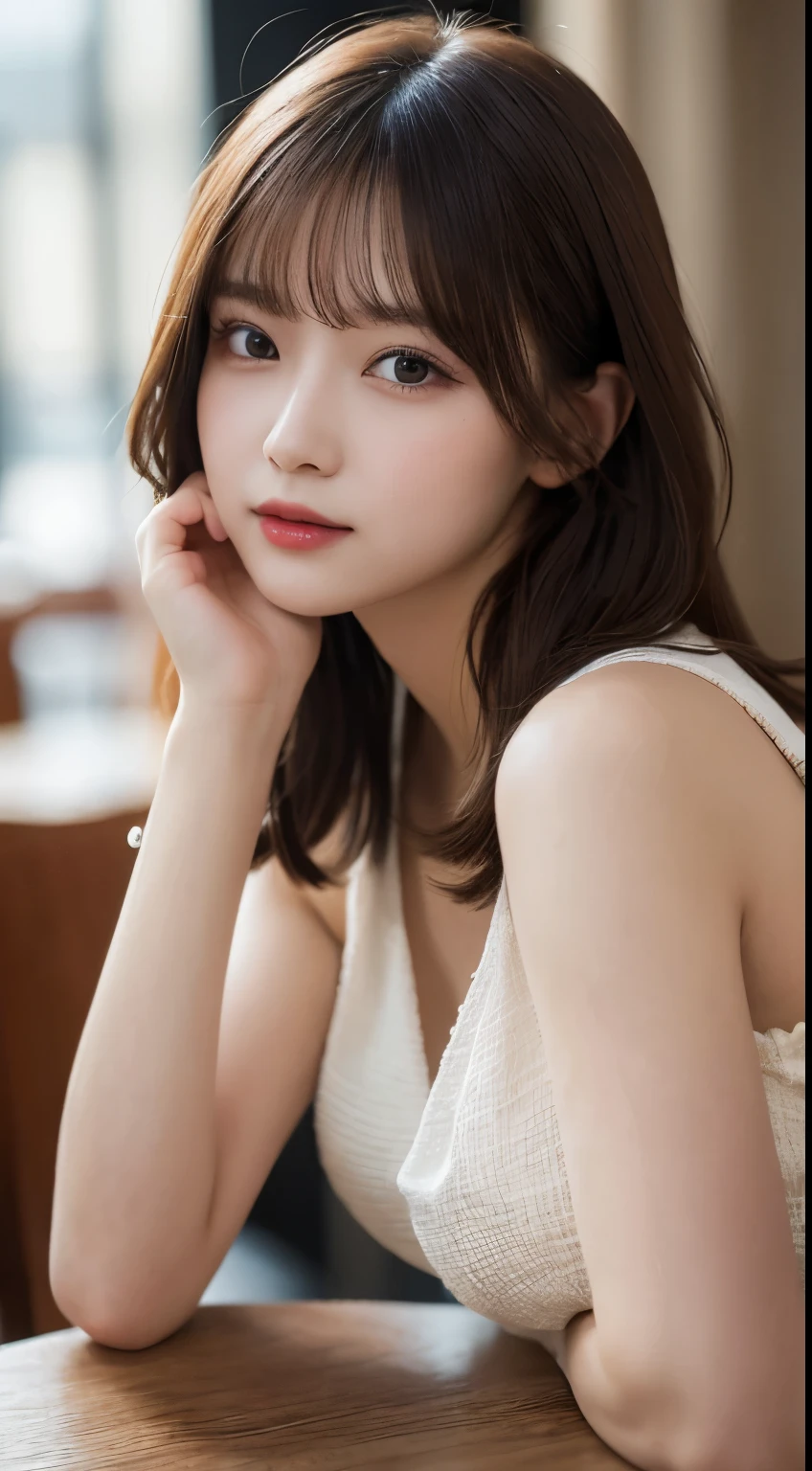 Tabletop, highest quality, figure, Very detailed, In detail, High resolution, 8k wallpaper, Perfect dynamic composition, Beautiful fine details, Natural Lip