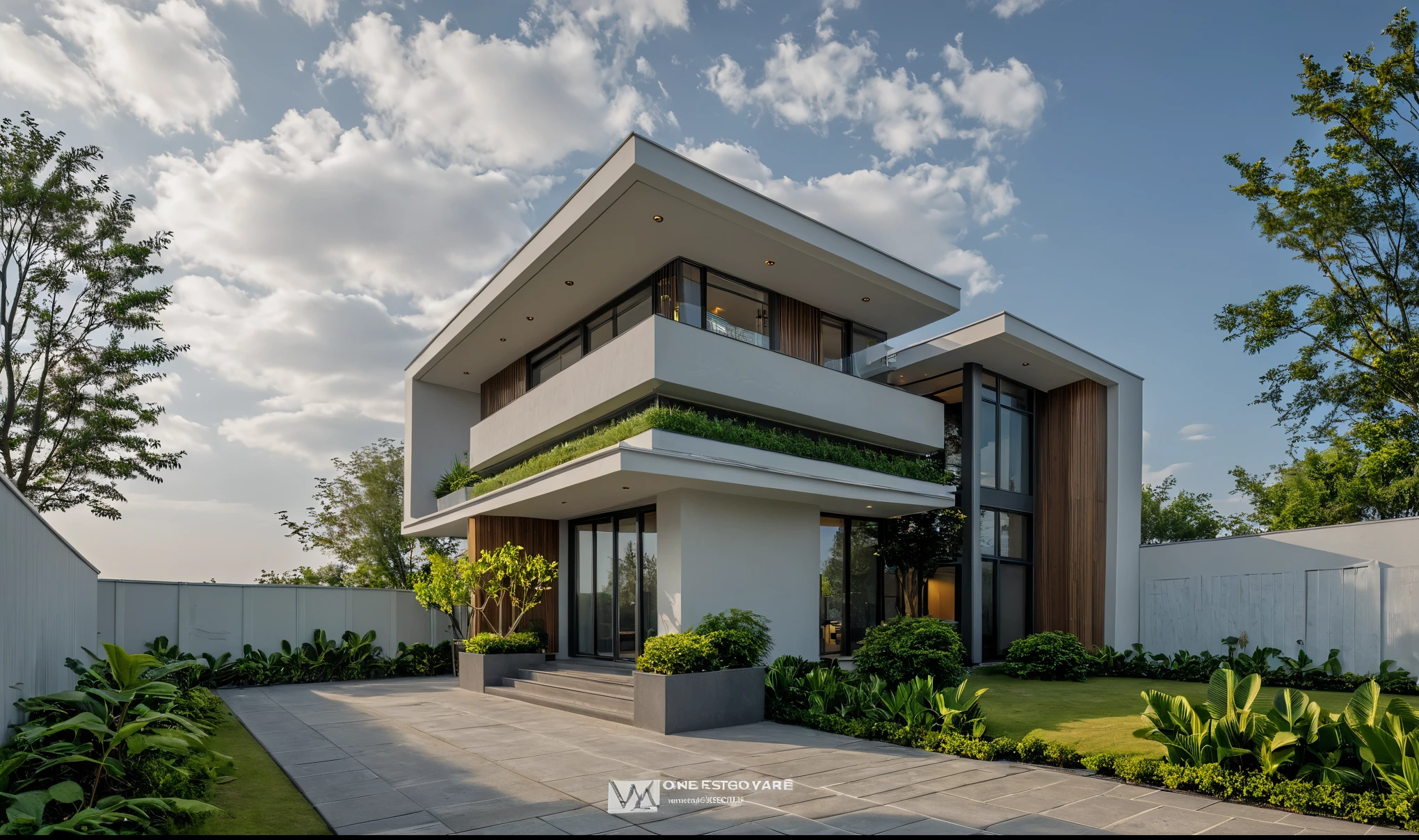 Raw photo,Masterpiece, high quality, best quality, authentic, super detail,
outdoors, onestoreyvillaXL, aiaigroup, house style modern on the street ,stairs, white wall
road,pavement, grass, trees, sky, cloud, (daylight:1.1)