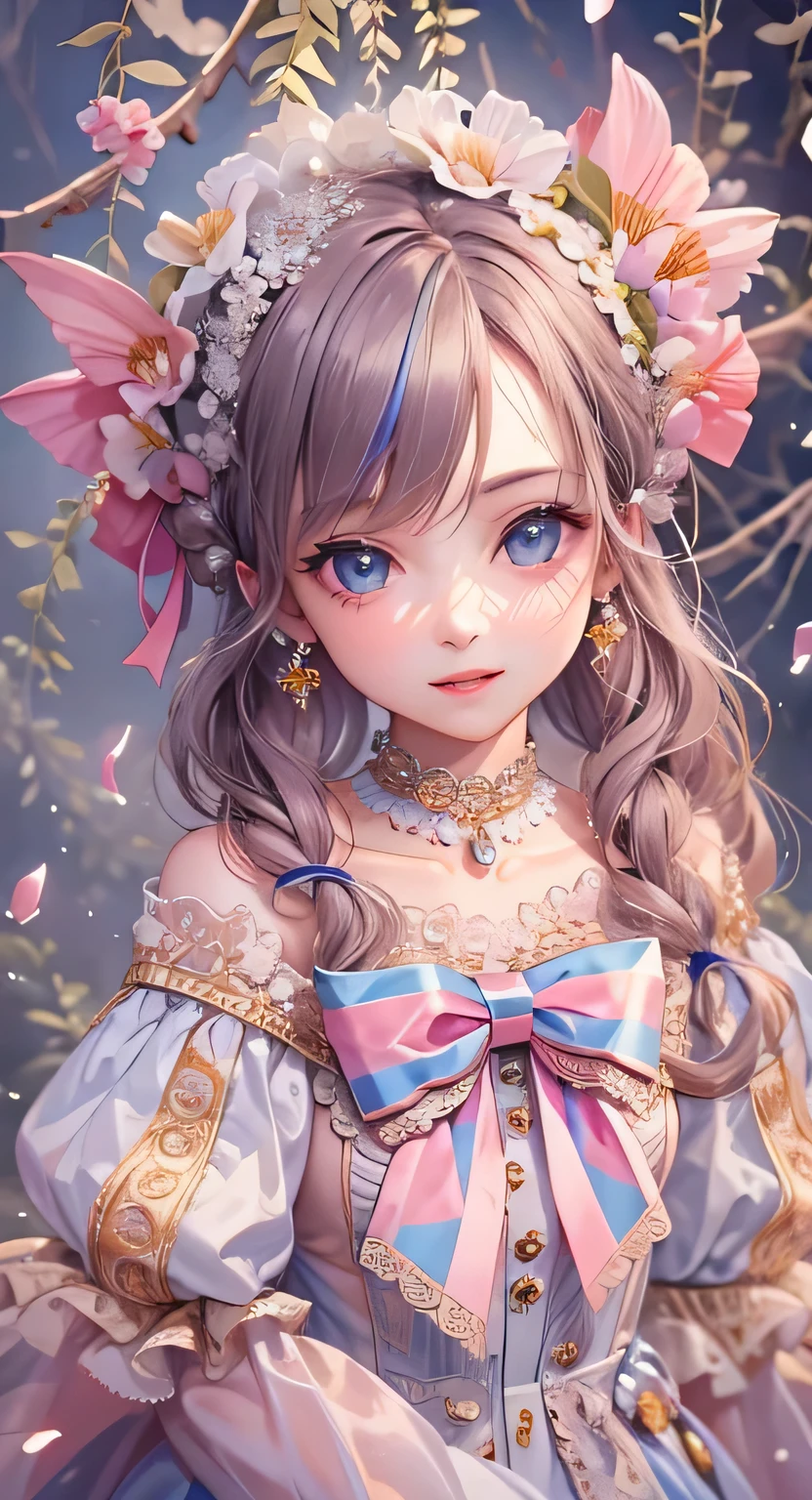 ((highest quality)), ((masterpiece)), (detailed), Perfect Face , beautiful girl ,  doll style ,
