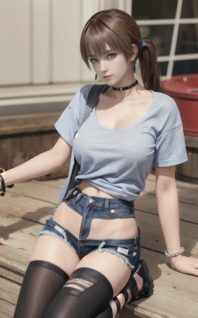 "Kasumi" (melhor qualidade,ultra-detalhado,Realista:1.37), retrato, Detailed eyes and facial features, textura de pele delicada e suave, Corpo Perfeito, textura ultra realista, cores vivas, expression a slight smile