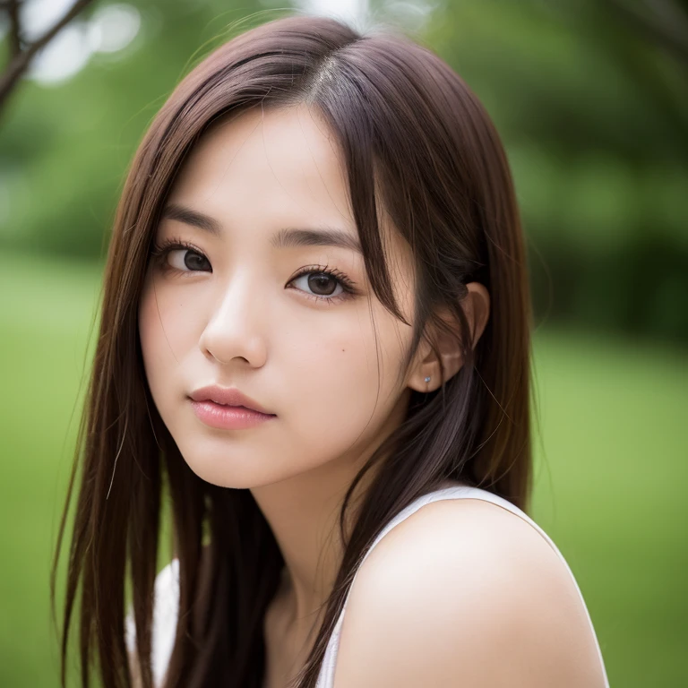 (highest quality, Realistic photos, Raw photo, 16k), (((A beautiful Japanese woman who will charm you,))) ((She is very attractive、In the middle of a beautiful landscape, I send my best love to you., Staring at me with a loving gaze, I will express my feelings for you with all my heart.,)) (((The best moments to charm you, A very beautiful scene,))) ((Focus on the eyes,)) (SFW:1.5,) 