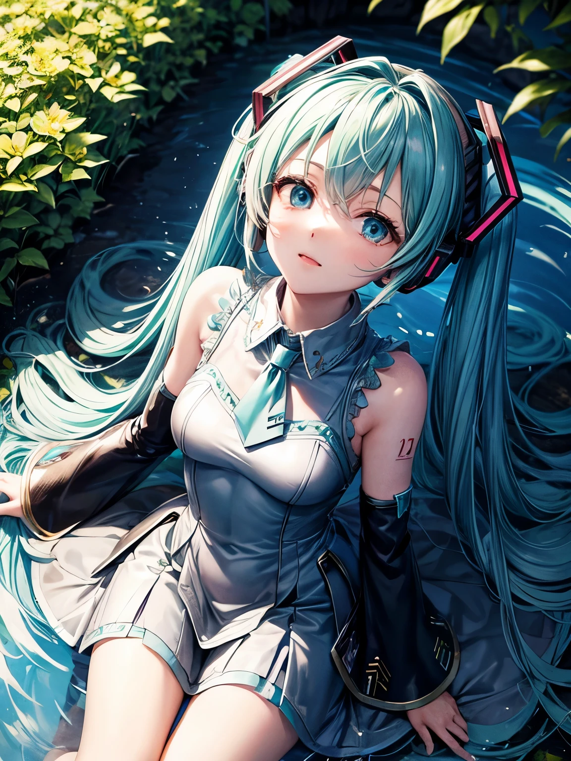 From above、Look up with your eyes、Dressed in armor、１２About the age、Hatsune Miku