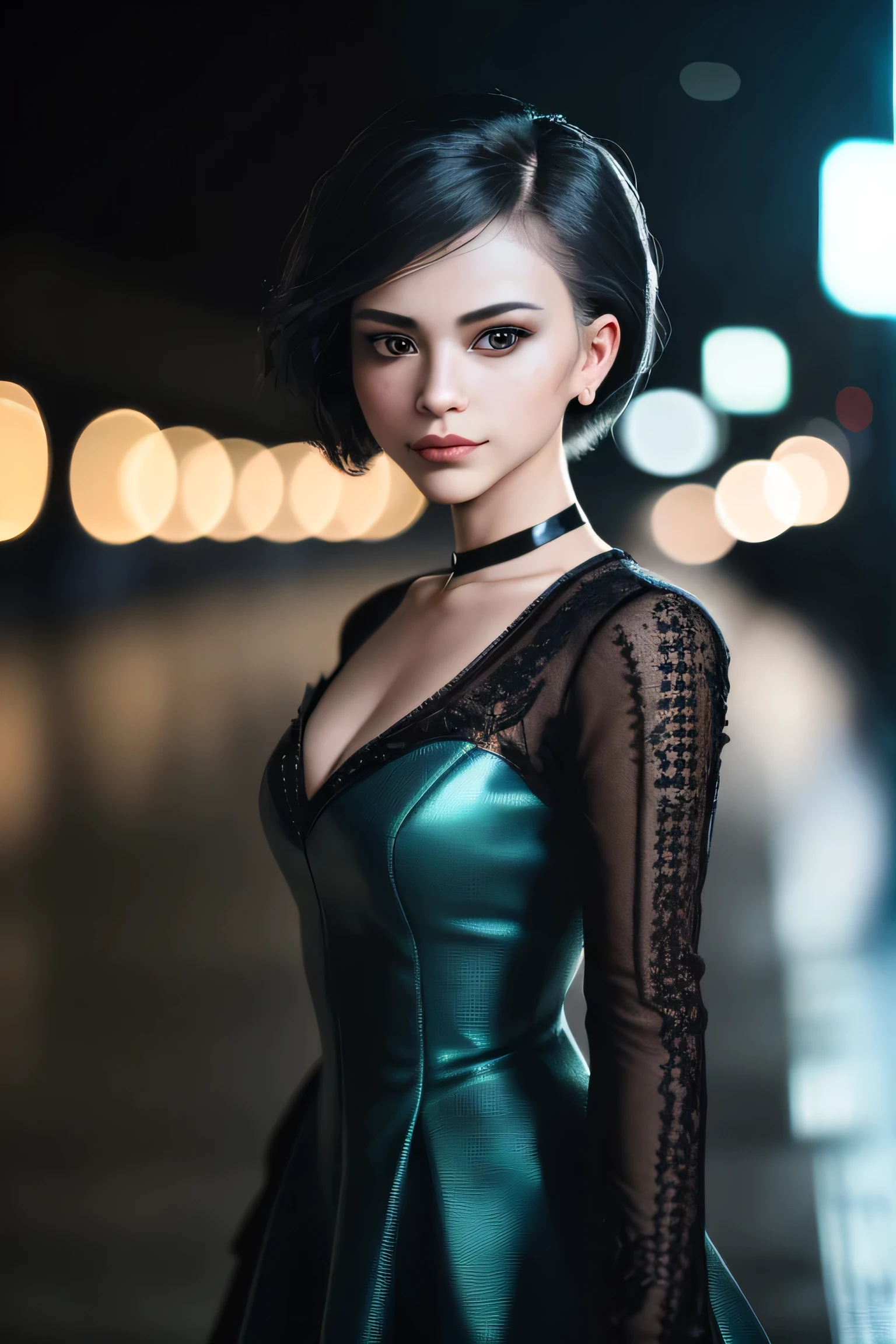 (masterpiece), (extremely intricate:1.3), (realistic), a girl, (punk, new wave), (dynamic perspective), dynamic angle, the most beautiful in the world, chic dress, smirk, tunnel, Aomori, Haifa, professional photograph of a stunning woman detailed, sharp focus, dramatic, award winning, cinematic lighting, octane render unreal engine, volumetrics dtx, (film grain, blurry background, blurry foreground, bokeh, depth of field)