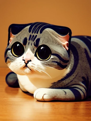 Three-haired cat