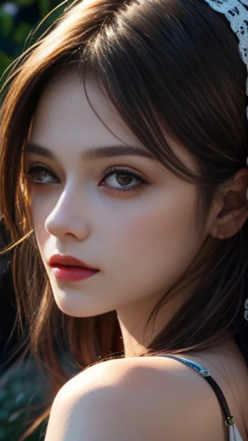 (8k, masterpiece, best quality), ultra-detailed, detailed beautiful round eyes, beautifully detailed face, high quality, high resolution, 1 girl, medium breast, (Devine cloth:1.5), nighttime, night garden background, SUPER TEXTURE, UNREAL ENGINE RENDER, PHYSICALLY-BASED RENDERING, ULTRA HIGHT DEFINITION, 16K, 1080P.realistic, photorealistic, masterpiece, beautiful, (masterpiece, best quality, highres:1.2), (photorealistic:1.2), (intricate and beautiful:1.2), (detailed light:1.2), (soft lighting, side lighting, reflected light), (colorful, dynamic angle), fashion photography, light passing through hair, (perfect skin), natural lighting,
