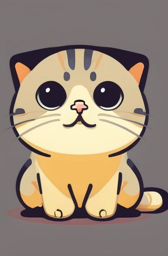cute cat, vecter style