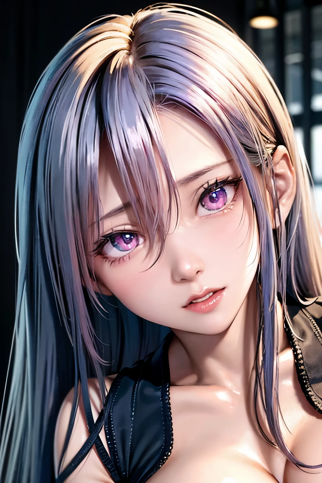girl, naked, full body, open leg, embarrassed face, bashful face, cry, orgasm face, feel ecstasy, looking down, look at viewer, background crowded new york city, cyber punk suit, bloody, sexy, silver color hair, perfect body, huge butt, wide open ass hole, beautiful tits, high detailed real nipple, beautiful eye, high detailed pupil, double eyelid, beautiful vagina, high detailed real clitoris, high detailed real skin, high quality skin, sweaty skin, professional lighting, real shadow, masterpiece,