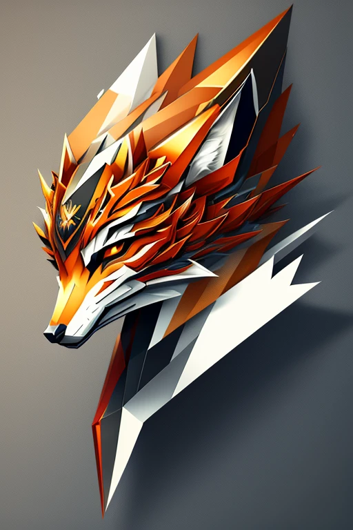 Ein fesselndes monochromes Logo entsteht, with a strong and angular depiction of a fox head. Carefully designed by the experienced Daarken in vector graphics, Dieses Design hat einen renommierten Behance-Wettbewerb gewonnen. Die Essenz des Minimalismus annehmen, The logo is displayed in high resolution, mit komplizierten Linien und scharfen Kontrasten, um ein eindrucksvolles und anspruchsvolles Bild zu vermitteln.