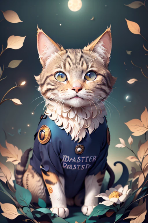 ((((Meisterwerk))), best quality, Illustrationen, beautiful details shine,
Papier_schneiden, The details of the cat's face are clearly visible to the camera, Baum, Mond,