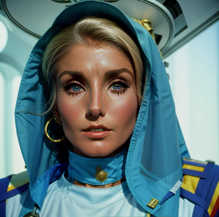 Heather Thomas 8k portrait of 1960s science fiction 