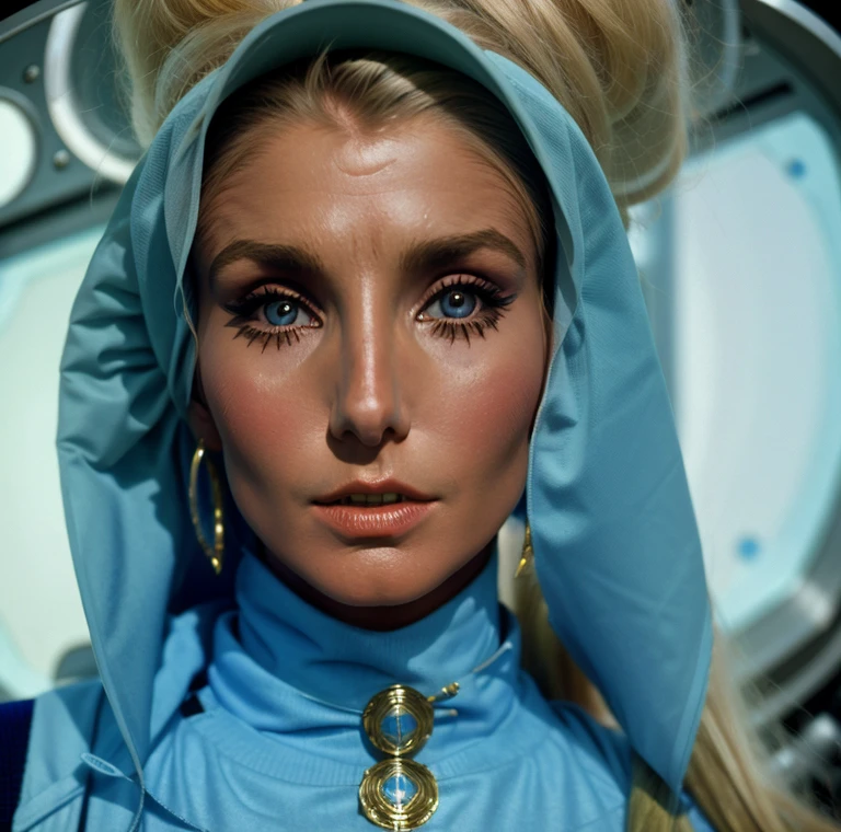 Heather Thomas 8k portrait of 1960s science fiction 