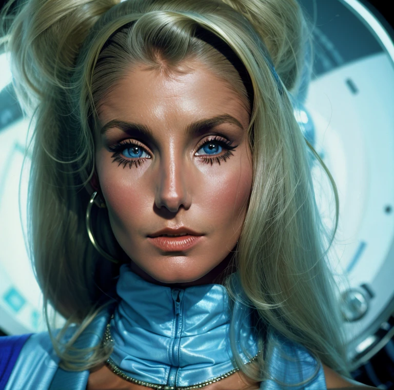 Heather Thomas 8k portrait of 1960s science fiction 