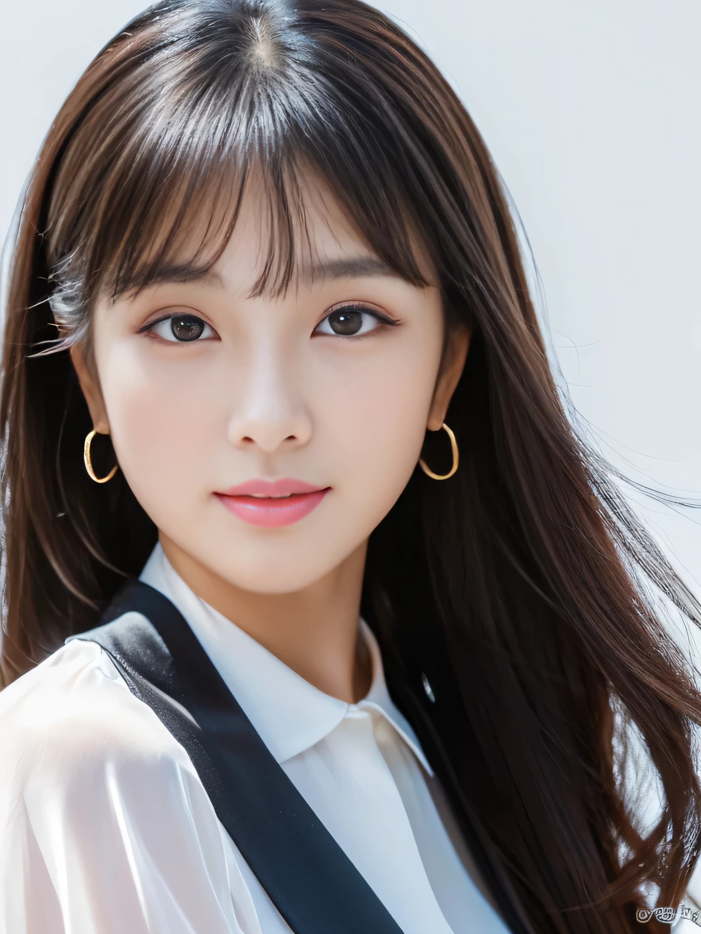 (masterpiece)、(Highest quality:1.5)、(16k wallpaper:1.2)、(Realistic:1.2)、(Very detailedな:1.2)、(超High resolution:1.2),(Surreal), (High resolution), (Very detailed), (Professional), (Realistic), (Post-processing), (Very detailed),(Sharp focus), Sharp focus:1.2,Realistic, Ultra-realistic, Backlight, Bright light, (Improvement of quality:1.4), Healthy Thighs、Tight waist、Big Ass、(Beautiful feet)、((Perfectly detailed five-fingered hands)),(Anatomically correct body)、((1 female:1.4))、Realistic Skin、(Small box:1.4),Beautiful woman with perfect figure:1.4,(from the front:1.5), (Enhances the beauty of skin texture:1.1), (Beautiful details), (Detailed face),Beautiful realistic face,No makeup、美しいBlack Hair、Super Beauty、The best smile、Natural color lip、Bangs too、((29-year-old female))、Bob Hair、Hair blowing in the wind, (Black Hair, iris, Watery eye, Shining Eyes, Short Bob Cut Hair, Small earrings, Slightly reddish), Hair behind the ear、No makeup、(Droopy eyes)、(Drooping eye corners)、Inside the plane, stewardess, stewardessコスチューム, ANAAviation uniforms, Aviation uniforms, Thick thigh skirt, Glowing Skin,
