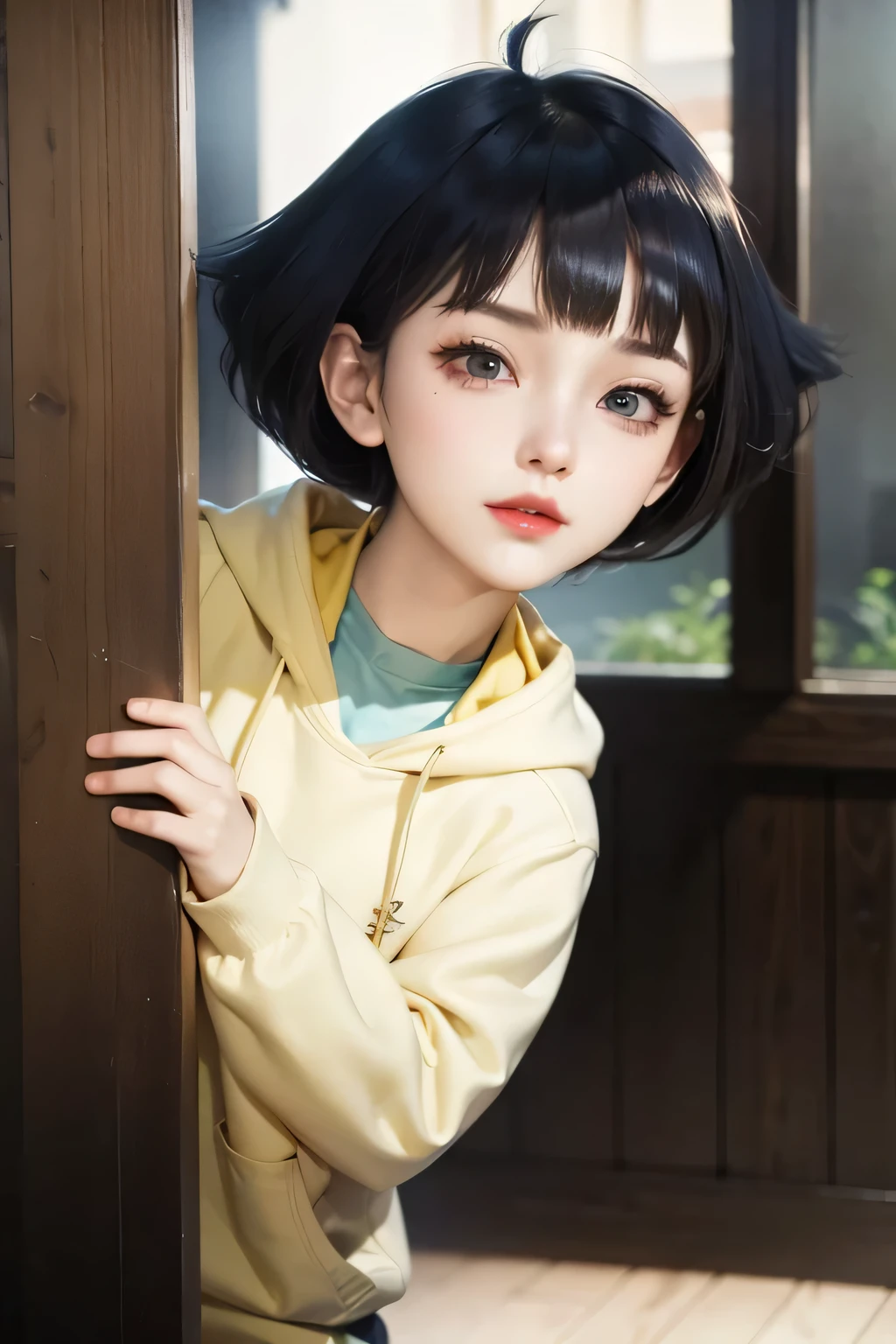 a close up of a woman wearing a red hood like a ruby wearing a patch over one eye, shadowbringers cinematic, 4 k detail fantasy, a beautiful fantasy empress, game cg, xianxia fantasy, xianxia hero, 2. 5 d cgi anime fantasy artwork, cinematic goddess close shot, ruan jia and artgerm, wow 4 k detail fantasy, hyperdetailed fantasy character