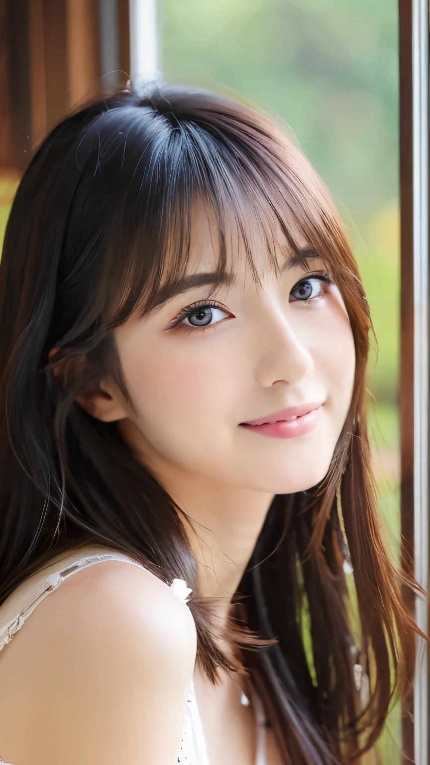 (((32ｋ,Attention to details,Attention to detail、masterpiece,Attention to detail,alone))),((Cowboy Shot:1.3))
RAW Photos & Realistic atmosphere,beautiful dark blue eyes,Mouth Details,glossy lips,Thin eyebrows,beautiful Eyes、Soft white skin that shines in every detail、sheの深い黒色の目はとてもbeautifulです,Lip details、とてもbeautiful顔,とてもbeautiful顔、Lively Faces,beautiful, Glowing Lips,beautiful Eyebrows,Infinite Reality, Realistic Young Gravure Idol,she&#39;she&#39;she&#39;she&#39;she&#39;Very cute woman , Young Gravure Idol, Young Gravure Idol, とても美しくてかわいいbeautiful 21 year old girl,Incredibly beautiful and elegant，beautiful 21 year old girl,Natural soft light,（Shiny Hair,,beautiful and kind eyes：1.5）,A kind smile,well-shaped chest,Medium Long Hair,Tying up hair,beautiful posture,No makeup,Looking to the future,Red Shirt，
