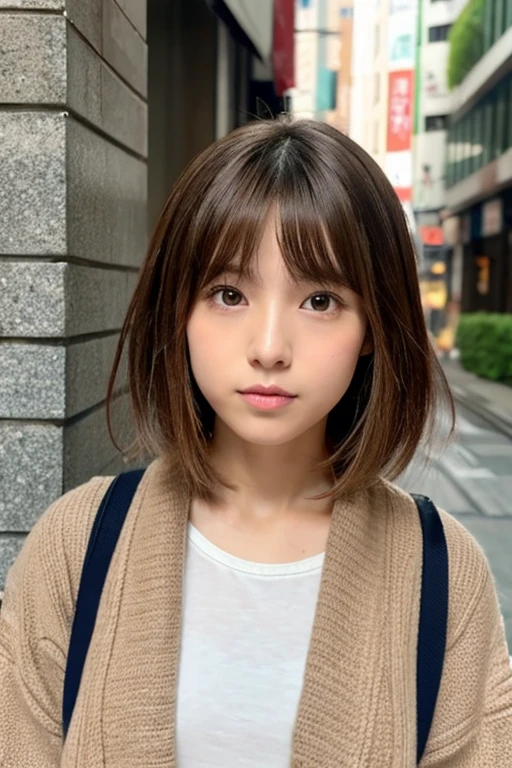 spread pussy、Japanese、Short Hair、brown hair、Gal