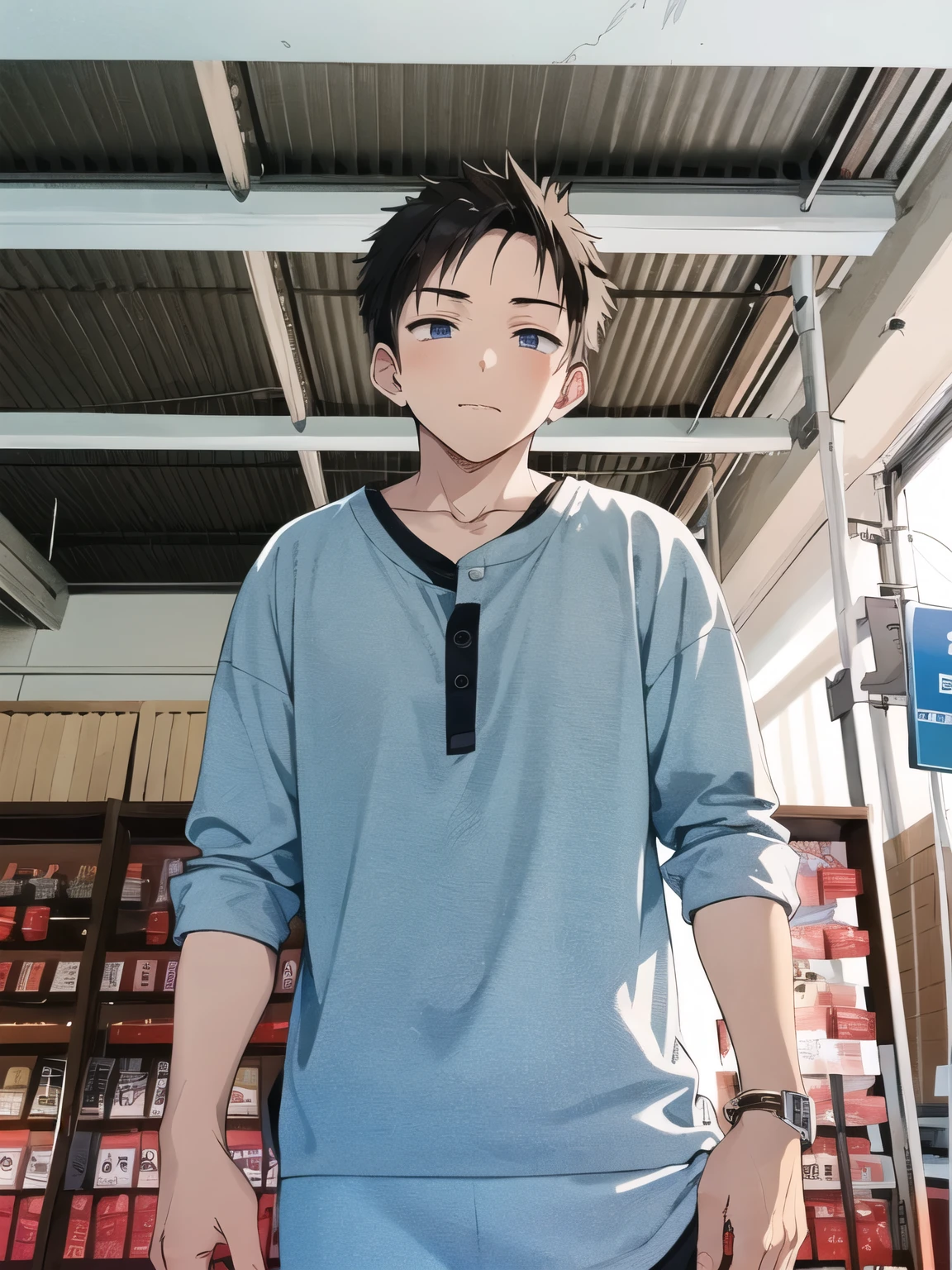 Anime boy cool cute skin white