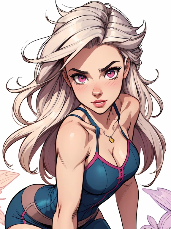 estilo de desenho animado:1.2), mulher Angelica - Fairies/kaleid forro prisma illya Artline fundo branco mulher Imagem de desenho animado de uma mulher , roupas sensuais , garota super valente destemida , Ilustra??o estilo desenho animado, estilo de arte dos desenhos animados, estilo de arte dos desenhos animados, digital illustration style, design de personagens altamente detalhado, arte digital detalhada fofa, City fan art, design de personagem retrato, beautiful digital illustration, retrato de alta qualidade, arte em quadrinhos, retrato do design do personagem,Angelica - Fairies/kaleid forro prisma illya white background Busty without clothes and medium breasts cartoon style female character dressed in Fallout 4 uniform Angelica - Fairies/kaleid forro prisma illya Jennifer Connelly