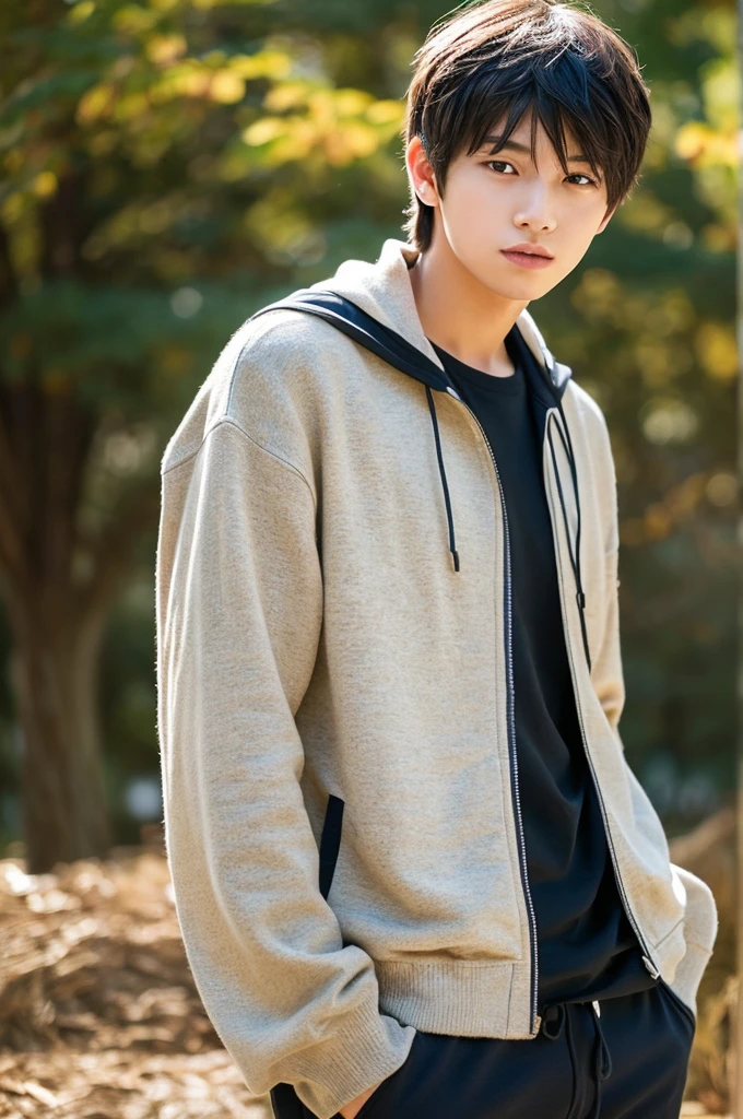 (creation:1.3),(HDR),moe,Strongest configuration、High resolution、(boys)、((((日本全国高校生マスターコンテスト入賞者のcool男子高校生))))、student、18-year-old、(Protagonist Boy,male protagonist)、Slim body、(Young Man、Detailed man、cool:1.4、cool:1.4)、autumn、Casual clothes、Men's Models、((男子face:1.4))、Male sports club members、Ace Member、(bright personality)、face、refer to、hand、smart、Small Mouth、Big eyes、Sunny,Plain、Representative workasterpiece、Dust、Natural light、Smooth anime CG art, Anime Art,cell anime illustration、やわらかい笑face
