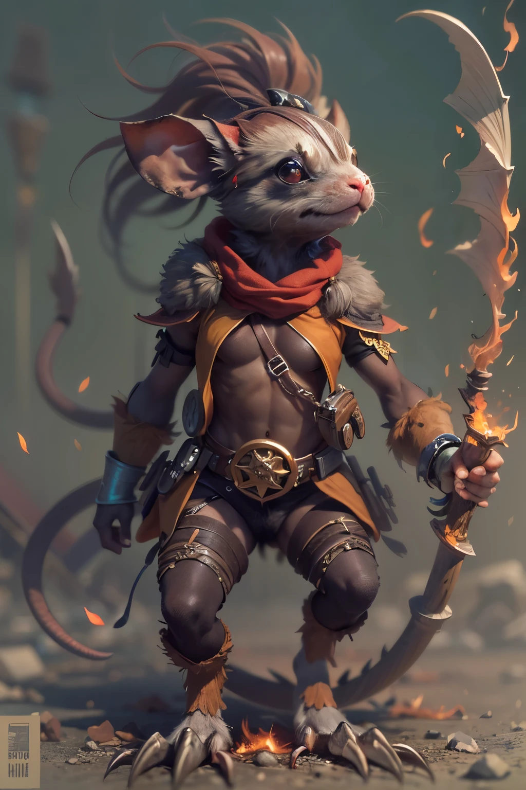 （anthropomorphic turtle），（Rat Warriors：1.4），the code，tall body，Thick limbs，Contempt，ran，oil，Long hairs of flame fluttering in the wind，colors，Dynamic lines，Dimly lit battlefield，A ruined castle，（Stereoscopic perspective：1.4），Works of masters，super-excellent，permission 4k，high quality，cinema lighting，high image detail，Detailed pubic hair，Epic shooting，Clearly focused hair，Detailed hair image，Acura