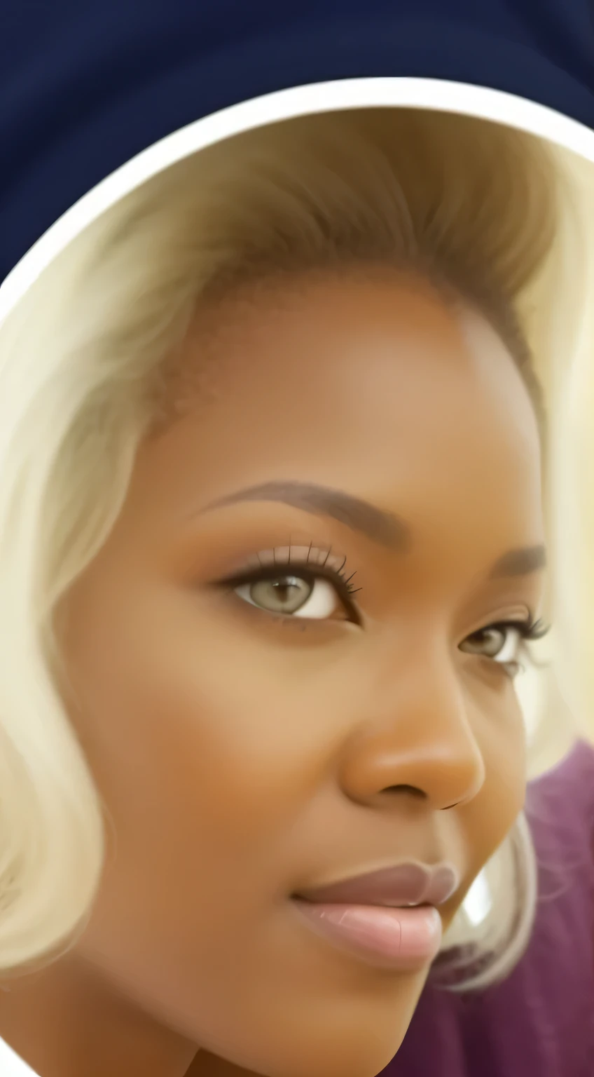 there is a woman with a purple shirt and a purple shirt, profile image, profile picture, taken in the early 2020s, photo of a black woman, profile pic, avatar image, profile photo, inspired by Zelma Blakely, headshot profile picture, taken in 2022, professional picture, by Dorothy King, jeffery catherine jones