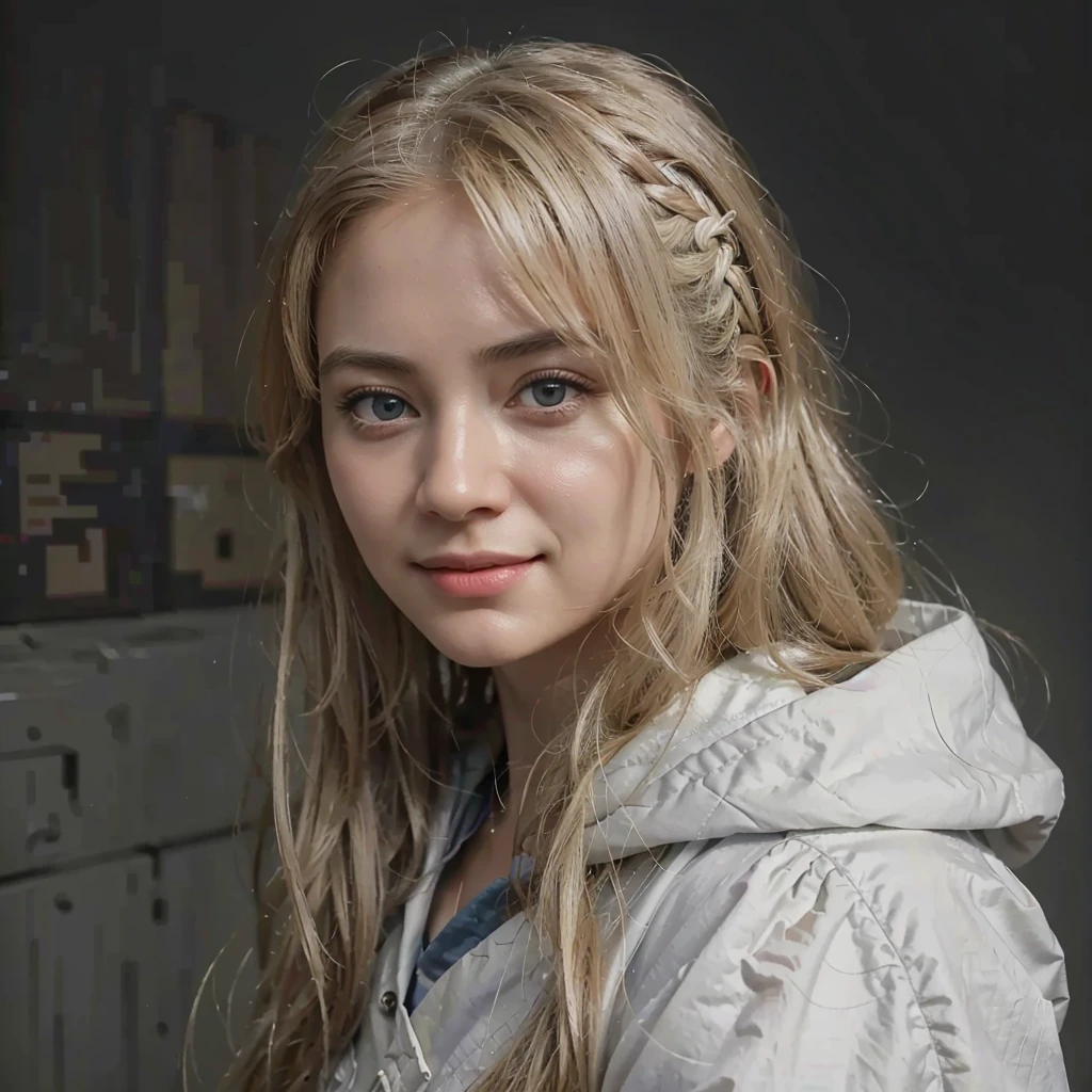(RAW Photo, Best Quality), (Realistic, Photo Realistic: 1.3), Best Quality, Highly Detailed, Masterpiece, Hyperdetail, Illustration, 1 Girl, upper_body, Dynamic Angle, World Masterpiece Theater, messy_long_hair, Best Quality, Extremely Detailed CG Unified 8k Wallpaper, Ink, Amazing, Cinematic Lighting, lens_flare,dunhuang_style, (smile:0.9)