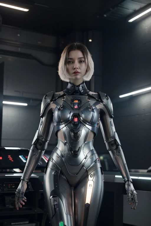 A world of android robots made of steel and circuitry, vibrant and full of life. (best quality,4k,8k,highres,masterpiece:1.2),ultra-detailed,(realistic,photorealistic,photo-realistic:1.37),HDR,UHD,studio lighting,ultra-fine painting,sharp focus,physically-based rendering,extreme detail description,professional,vivid colors,bokeh,androids,robots,mechanical figures,metallic texture,electronic components,advanced technology,cyberpunk style,artificial intelligence,mechanical precision,glowing lights,reflection,industrial atmosphere,dystopian future,cityscape,sci-fi concept,dynamic poses,wires and cables,sleek design,silver hues,digital landscape,parallel dimensions,advanced robotics,urban setting,neon lights,translucent casing,ethereal glow,innovation,energy flow,algorithmic patterns,technology revolution.