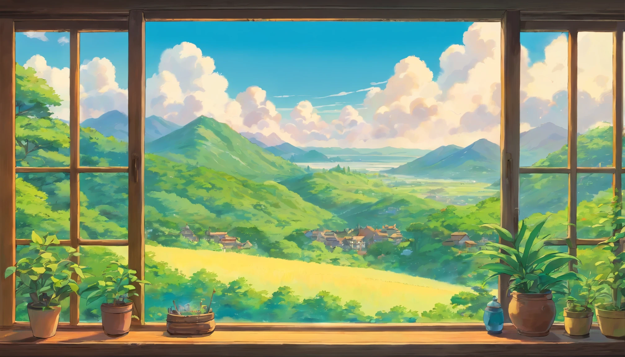 Beautiful view from the window