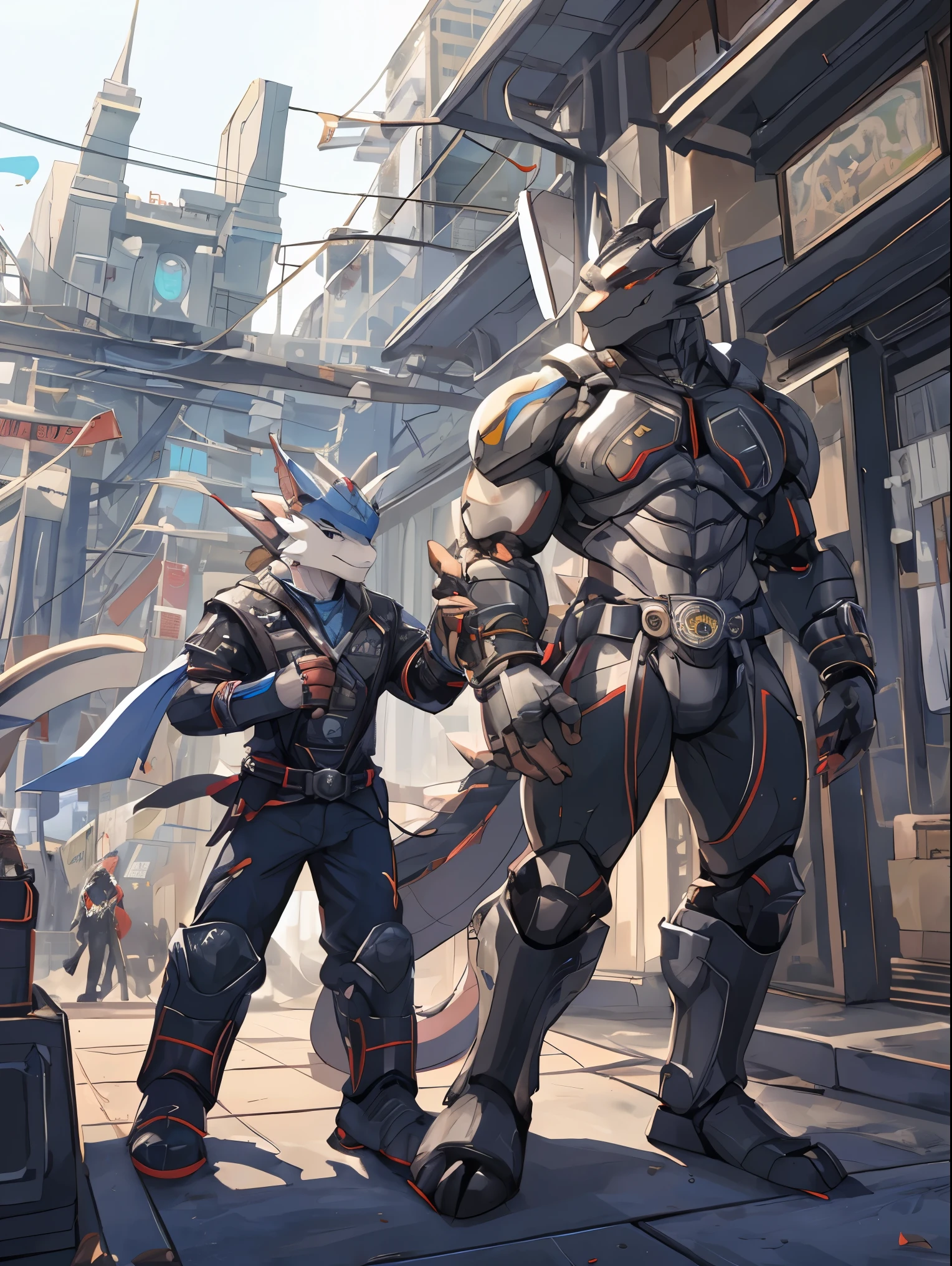 An advanced bionic mech, cybrog, anthro, husky siberian, male, full body, Muscle, Delicate face, Delicate eyes, 1 tail, (glowing LED), glowing penis, energy, digitigrade, outdoors, extremely detailed 8k wallpaper, masterpiece, highest quality, lens flare, High Detail, dramatic, beautiful and detailed lighting, shadows, muscular, synth Vader-san, robot, android, male, by Vader-san, by darkgem, by mystikfox61, (Bigpenis), balls, Anthro, snout, male, duo, (((bending over barrier))), (((big butt))), (((round butt))), city, (ass visible through thighs), balls, (naked), (bigpenis), big thick thighs, detailed lighting, (City (background), NSFW, muscular, detailed shading, ((full body shot)), (((from behind))), (((duo))), (((sex))), (((penetrated from behind))), 1boy, 1girl, boy and girl, big breasts, tits, big boobs, full body, bigpenis in ass,
