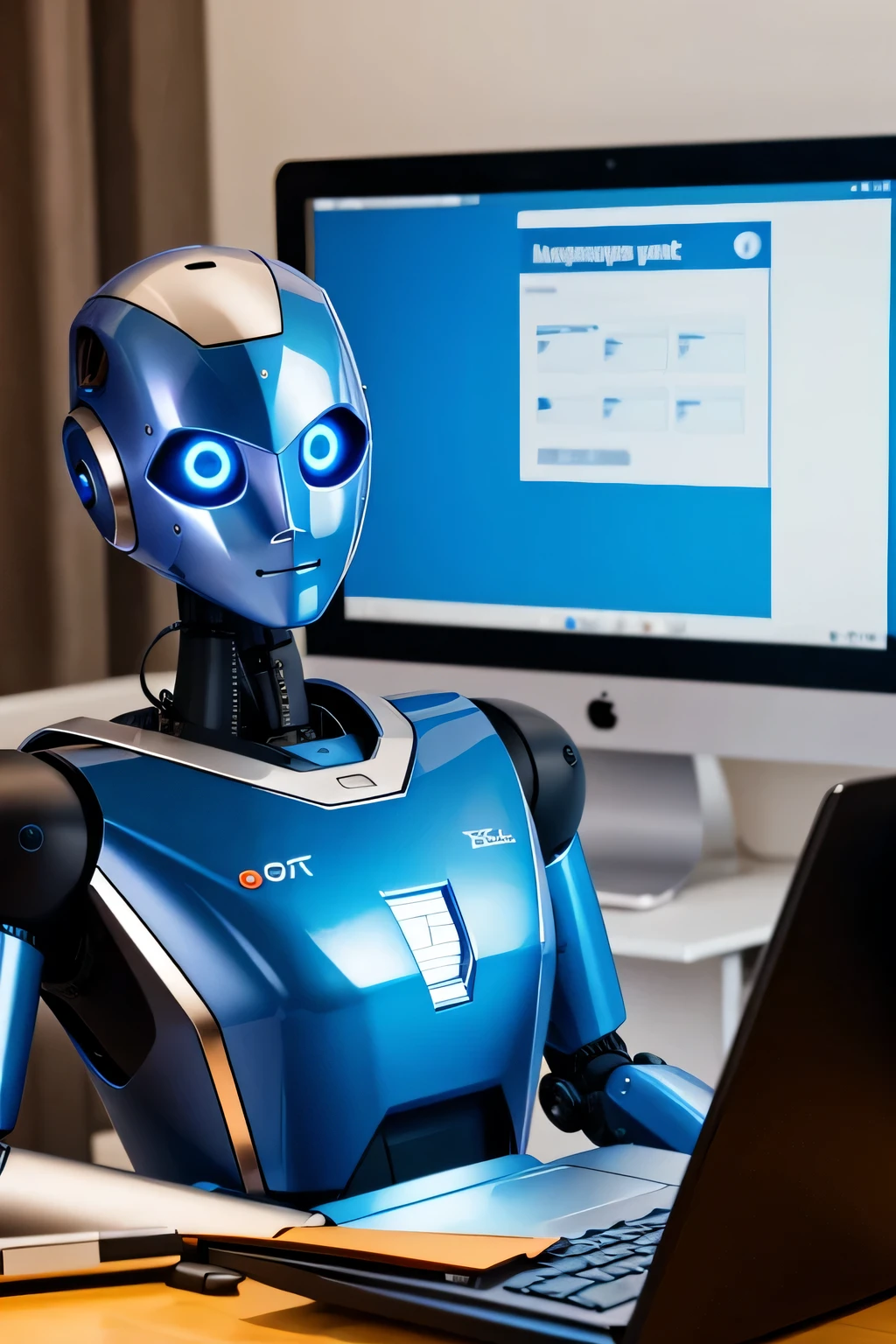 Robot using Computer