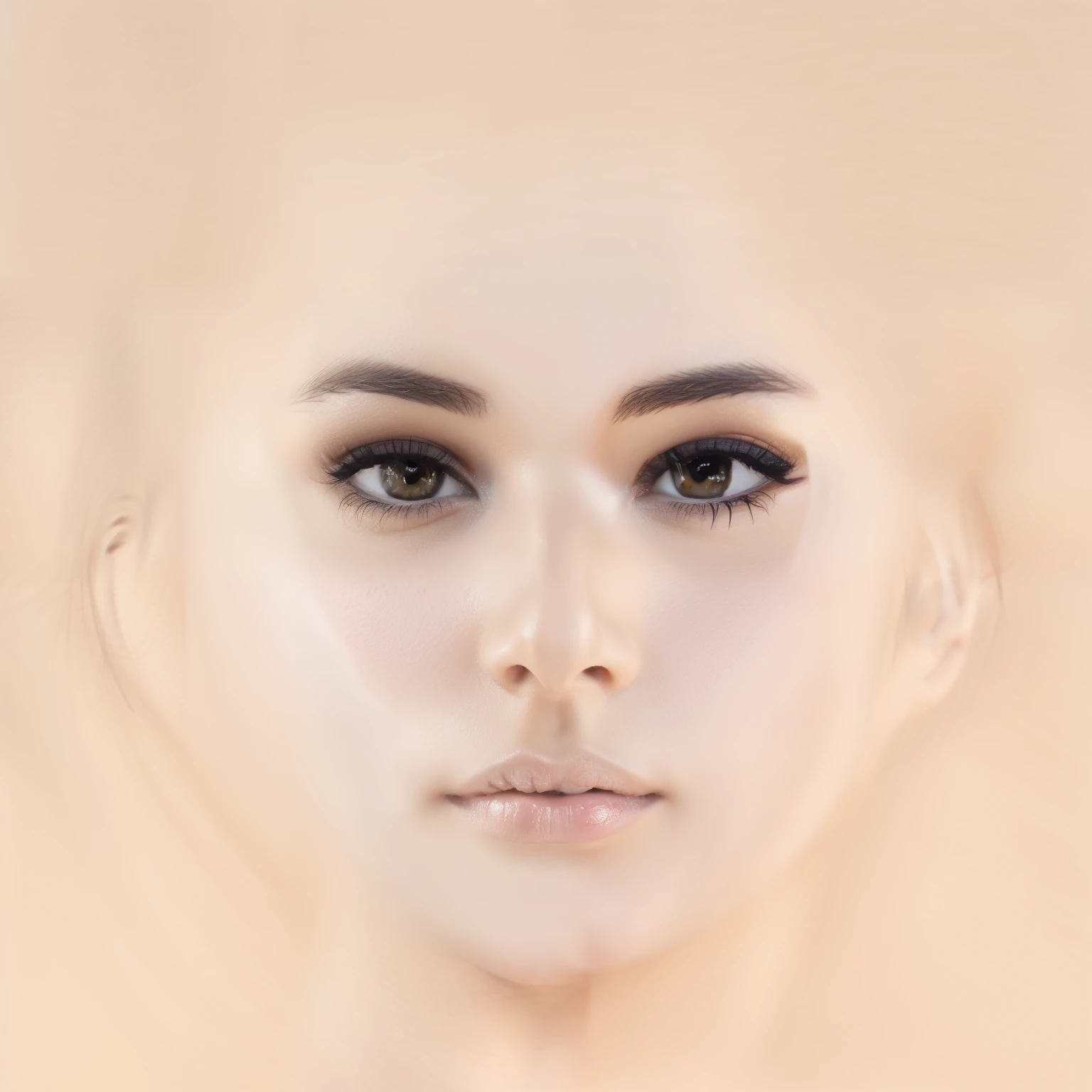 ultra realistic face, mexican woman with very light brown skin,