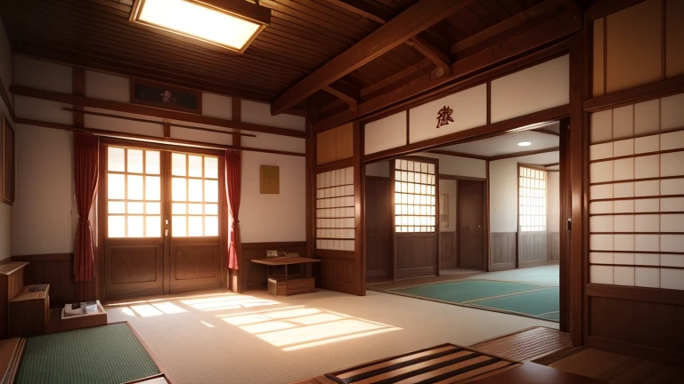 Inside the shrine office