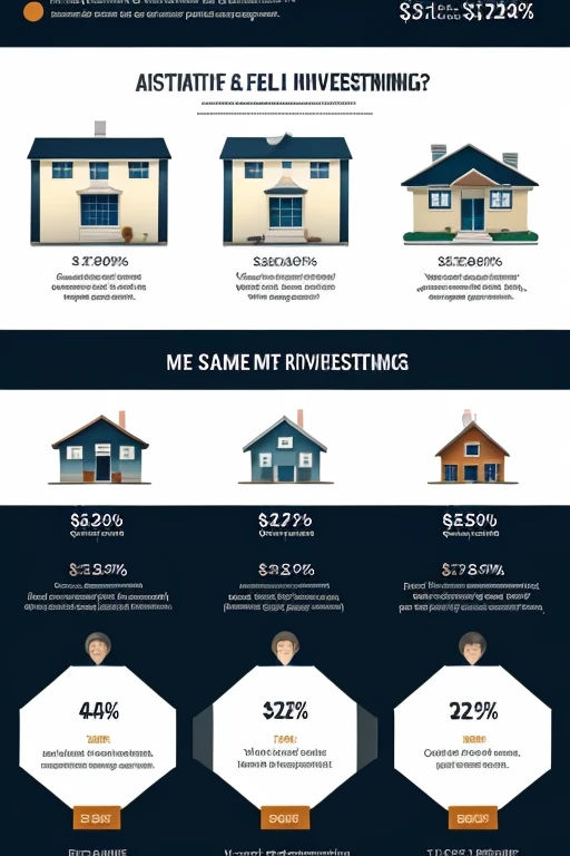 A captivating infographic highlighting the attractive returns and stability of real estate investing.