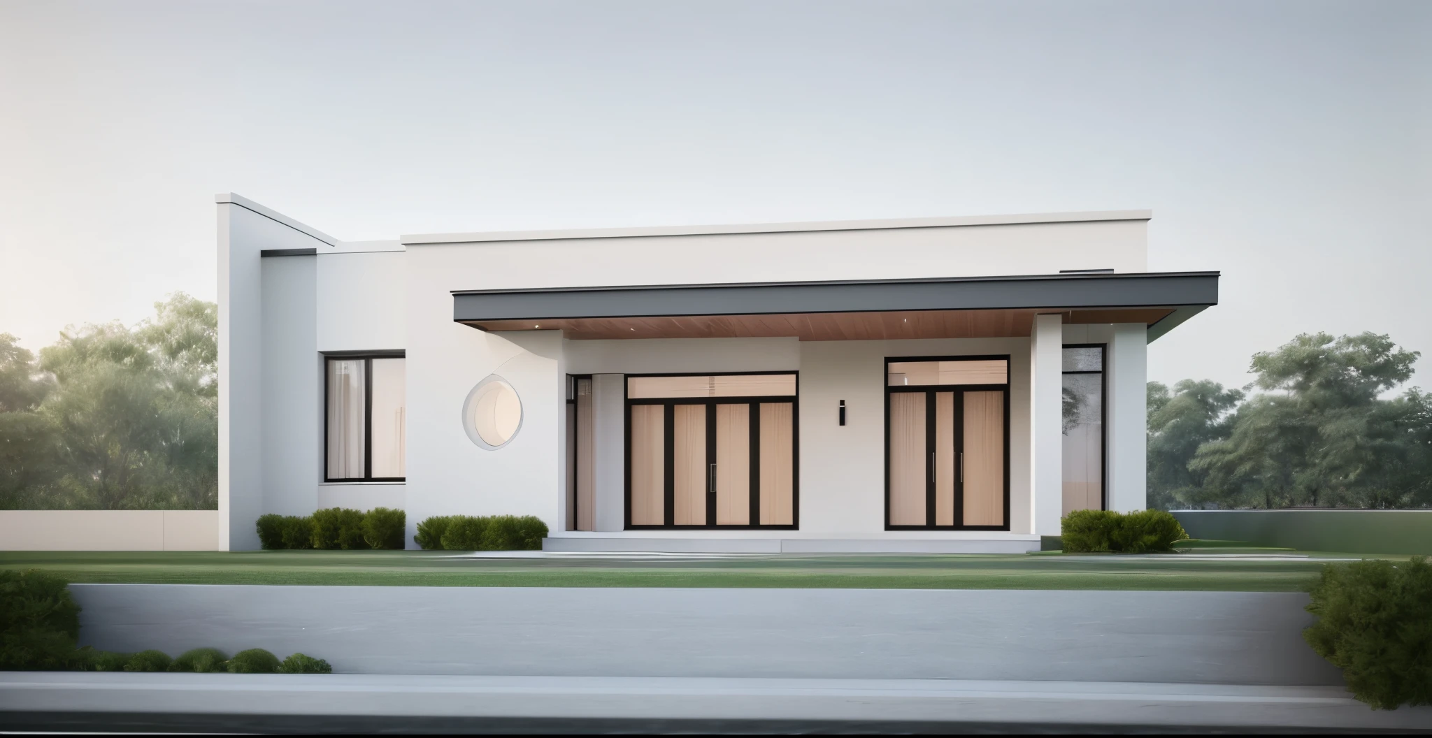 (masterpiece, best quality:1.2), 1villa, a rendering of a modern house with a lot of windows, architectural visualization, residential, architectural rendering, high quality rendering, wide angle exterior 2022, overall architectural design, rich house, 8k vray render, concept house, very realistic render, exterior design, precise architectural rendering, highly detailed architecture, gang house, quality rendering, ”ultra realistic