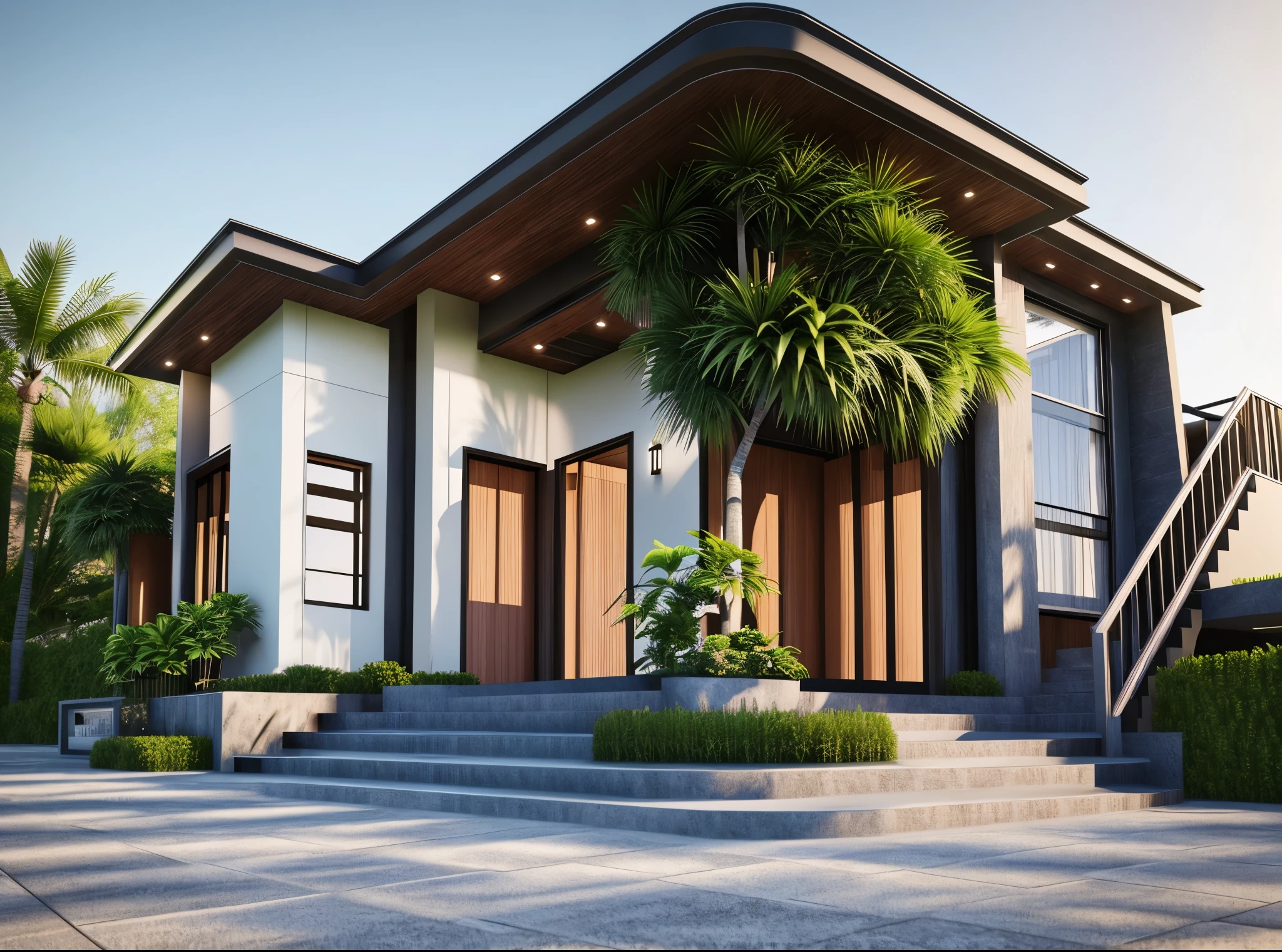 (masterpiece, best quality:1.2), 1villa, a rendering of a modern house with a lot of windows, architectural visualization, residential, architectural rendering, high quality rendering, wide angle exterior 2022, overall architectural design, rich house, 8k vray render, concept house, very realistic render, exterior design, precise architectural rendering, highly detailed architecture, gang house, quality rendering, ”ultra realistic