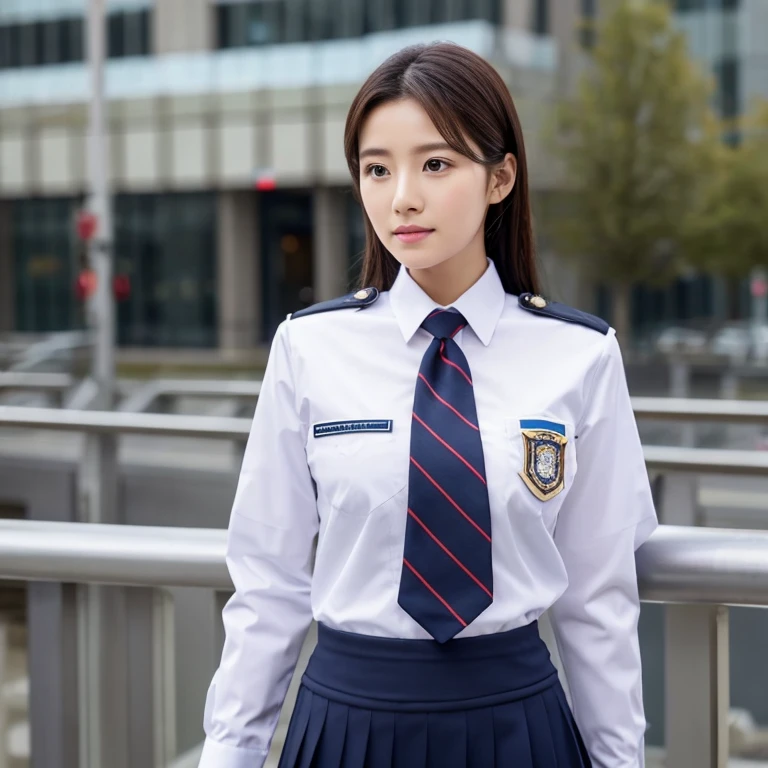 civil servant　uniform　1 person　woman