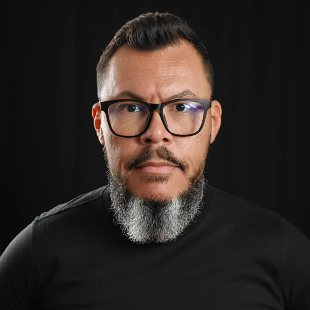gutto2024abr, Monochromatic, Portrait, glasses, lumberjack beard