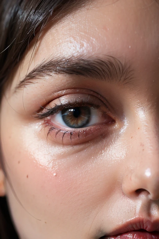 Surreal, Attention to detail, Cinema Lighting, Ray Tracing, perspective, Shoot at eye level, Ultra-high resolution, masterpiece, Textured skin, 4K, highest quality Very long eyelashes Realistic eyelashes Close-up of the eyes
